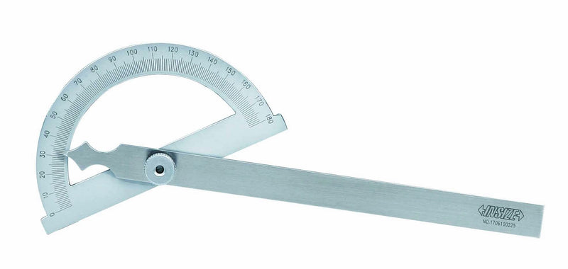 [Australia - AusPower] - INSIZE 4799-1150 Protractor, 0-180 Degree, 5.9" x 7.9" 