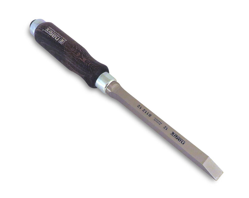 [Australia - AusPower] - Narex Czech Steel Professional Woodworking Cabinetmakers Mortise Chisel with Stained European Beech Wood Handle Sizes from 4 mm to 12 mm 811205-811212 (12 mm - 1/2") 12 mm - 1/2" 