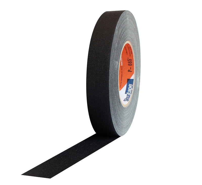 [Australia - AusPower] - Pro Tapes Shurtape P665W Water Resistant Gaffers Tape 1"x55yds Black (Pack of 1), Model Number: 840178019271 1" Width 