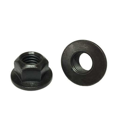 [Australia - AusPower] - (12) M10-1.5 Hex Flange Prevailing Torque Top Lock Nuts Class 10 Phos & Oil 