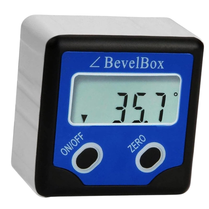 [Australia - AusPower] - Digital Bevel Box Gauge Angle Protractor Digital Angle Finder Waterproof Angle Gauge Clinometer Inclinometer with Magnetic Base Backlight Finder Gauge Meter for Woodworking, Handyman, DIY tools 