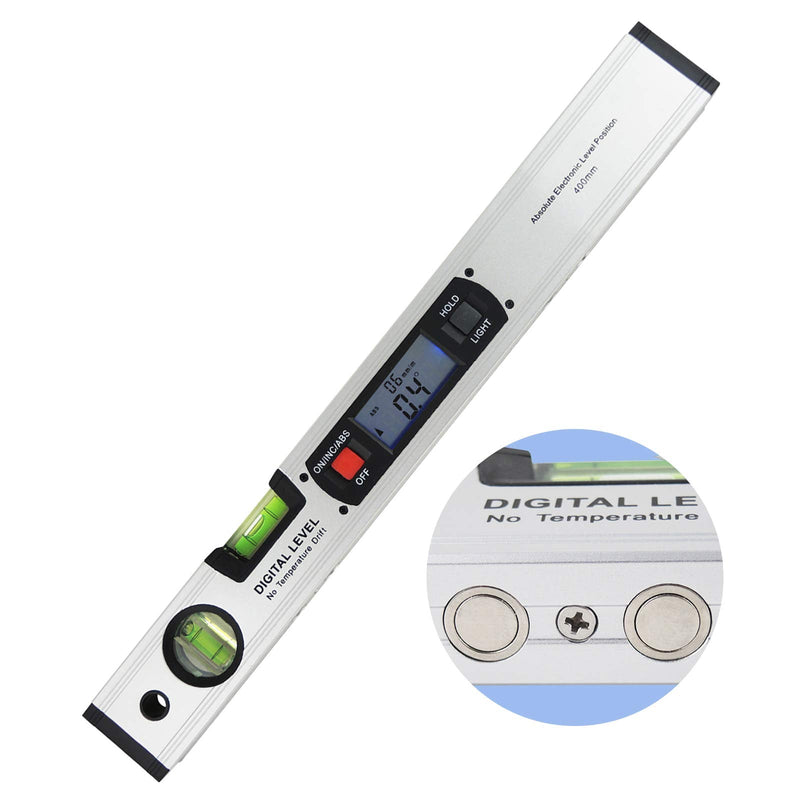 Spirit Level Angle Gauge Finder Upright Magnet 360° Inclinometer Spirit Level Digital Ruler Tool for DIY - Accurate Angle Measurement Made Easy Ruler Inclinometer Angle