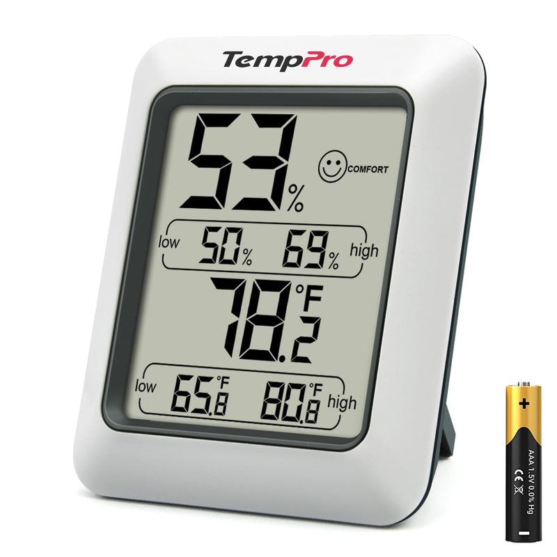 TempPro TP50 Digital Hygrometer Indoor Thermometer Room Thermometer and Humidity Gauge with Temperature Humidity Monitor(Previously ThermoPro) 1 Classic