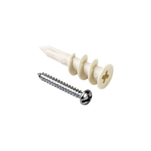 Diversitech 7317X E-Z Anchor Lite, Nylon, Pack of 10, Screw Size- Number 6 x 1-1/4", max Fixture- 3/4"