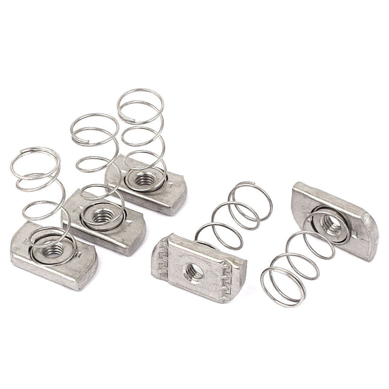 [Australia - AusPower] - sourcingmap M8 304 Stainless Steel Long Spring Channel Nuts 5pcs 