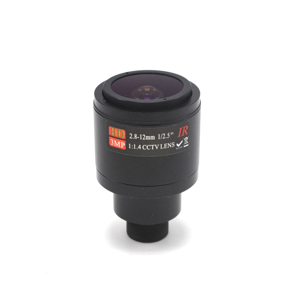 [Australia - AusPower] - 2.8-12mm 1/2.5" HD 3MP F1.4 CCTV Video Vari-Focal Zoom Lens for CCTV Security Camera 2.8-12mm 