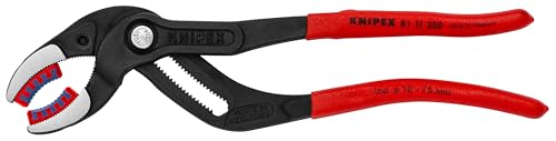 KNIPEX 81 11 250 slip-joint pipe gripping pliers with replaceable plastic jaws