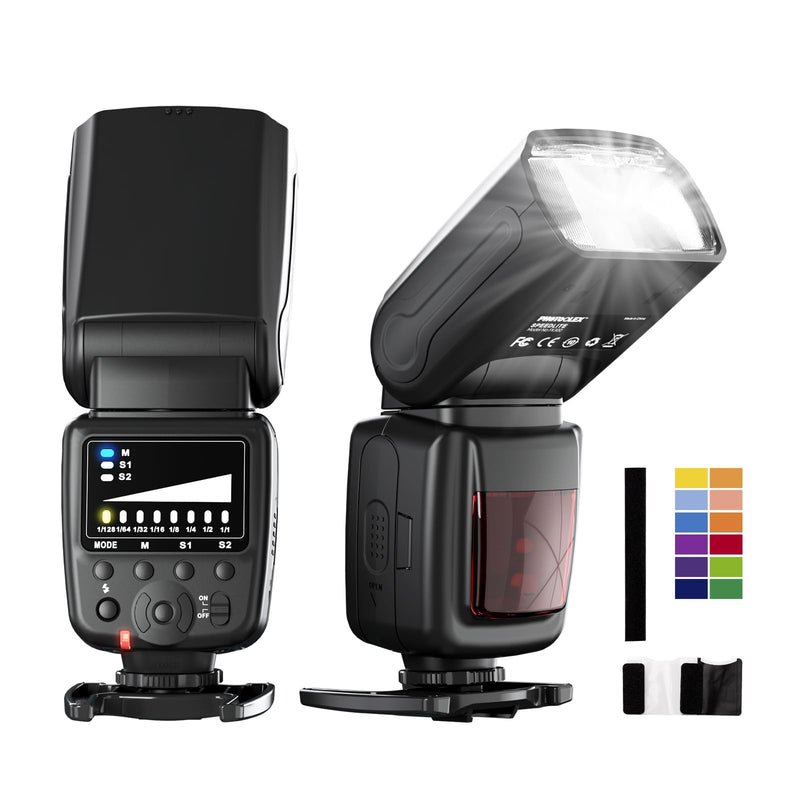[Australia - AusPower] - PHOTOOLEX FK300 Camera Flash Speedlite for Canon Nikon Sony Panasonic Olympus Fujifilm Pentax Sigma Minolta Leica and Other SLR Digital Cameras and Digital Cameras with Single Contact Hot Shoe 