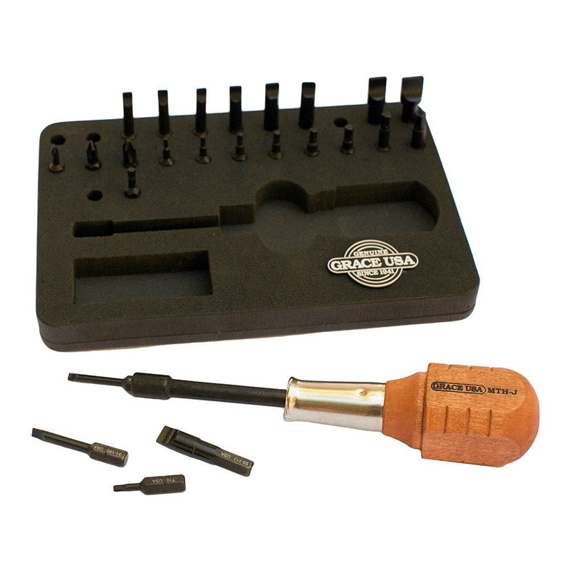 Grace USA - Gunsmith 24 Bit Mag Tip Screwdriver Set - GRMT24 - Gunsmith Tools - Screwdrivers