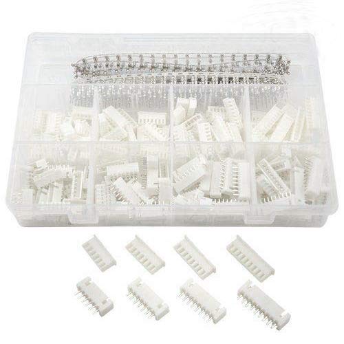 [Australia - AusPower] - XINGYHENG 560Pcs 2.54mm 6 / 7 / 8 / 9 Pin housing and Female/male Pin Head Connector Plug Set Compatible with JST XHP 