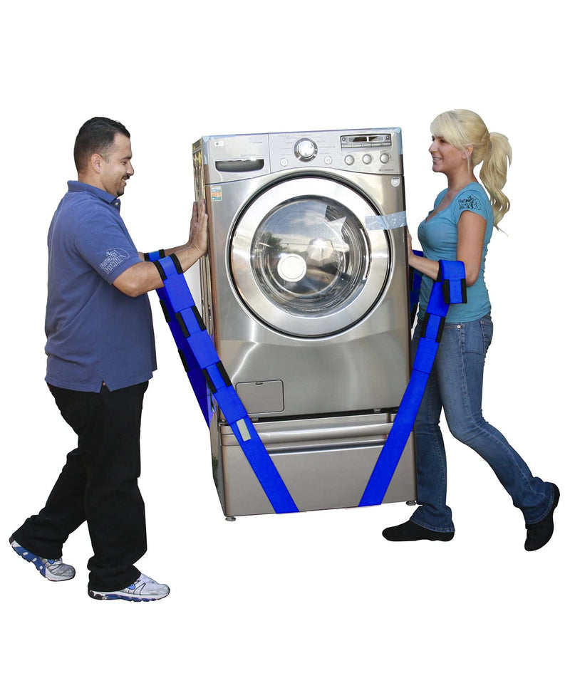 [Australia - AusPower] - Forearm Forklift 2-Person Lifting and Moving Straps - Lift, Move and Carry Furniture, Appliances, Mattresses or Any Item up to 800 lbs. Safely and Easily Like a Pro, Ultramarine Blue Special Edition 1-Pack Cargo Strap 