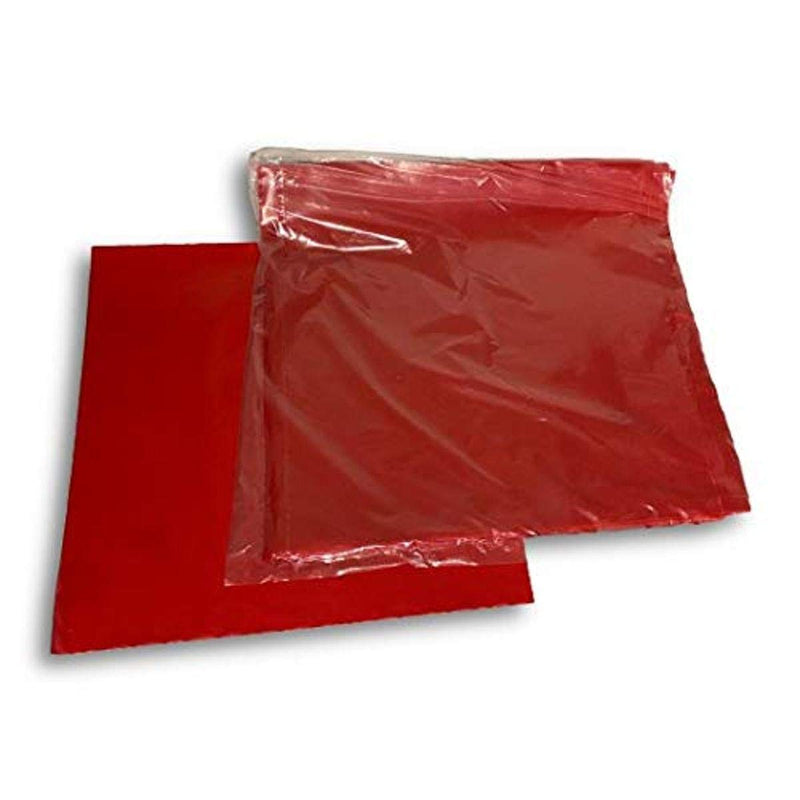 [Australia - AusPower] - Mutual Industries Poly Safety Tailgate Flag Red 12" x 12" (Pack of 100) 