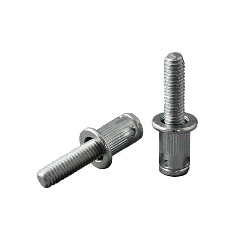 Astro Tool RS1024 50-piece steel rivet studs and rivet nuts in assorted sizes