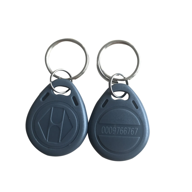 YARONGTECH rfid key fob 125khz Em4100 Read Only -100pcs (Grey) Grey