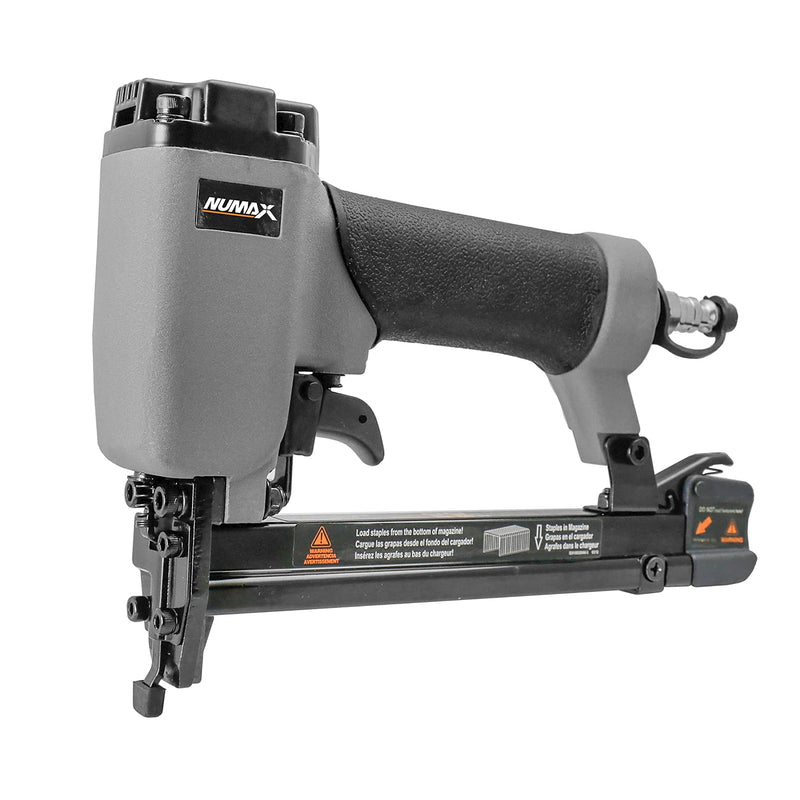 NuMax SFWS Pneumatic 20-Gauge 9/16" Fine Wire Stapler – Compatible with Arrow® T50® Staples