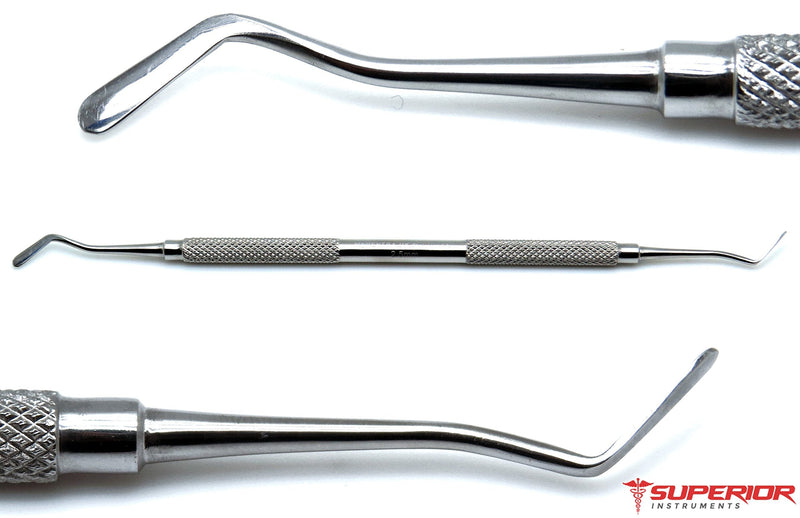[Australia - AusPower] - Dental Plastic Filling 755-2 Double Ended 2.5mm Composite Amalgam Restorative Instruments 