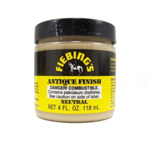 Fiebing's Antique Finish Paste - 4 Ounces, Neutral by Fiebing