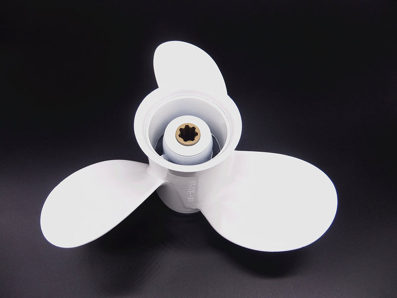 SouthMarine Outboard Motor Aluminum Alloy Propeller 8 1/2 x 7 1/2-N for Yamaha 6hp 8hp 9.9hp F6 F8 F9.9 Boat Engines 6G1-45943-00-EL 6G1-45943-00-00 8.5x7.5
