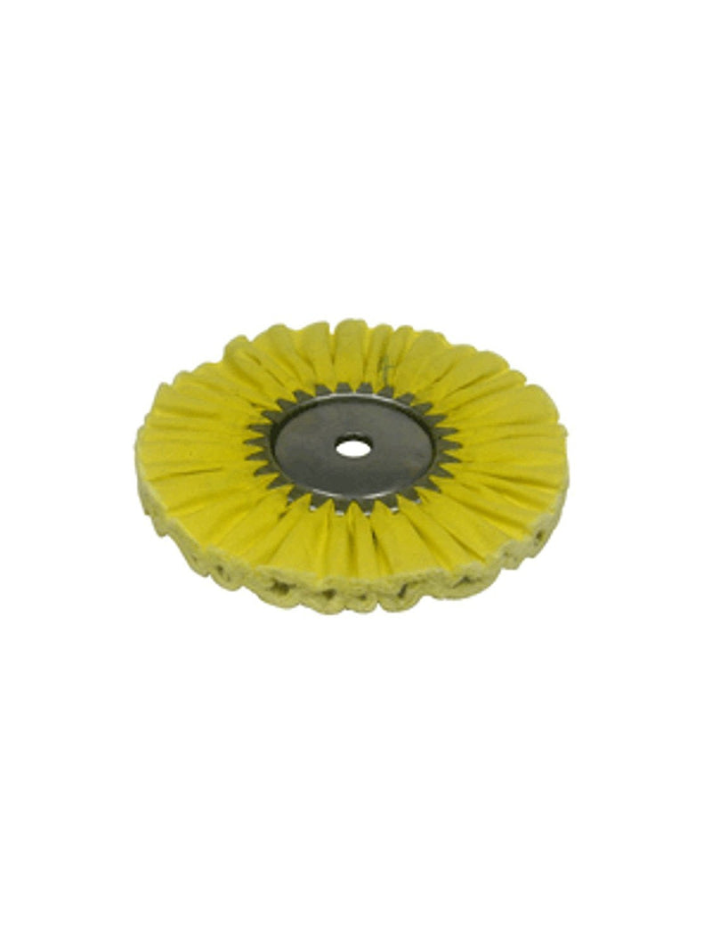 Zephyr Custom Polishing Products Airway Buffing Wheels for Industrial Polishers, Big Rigs and Lifted Trucks. Made in The U.S.A.(Cut - Yellow) 10 in Cut - Yellow