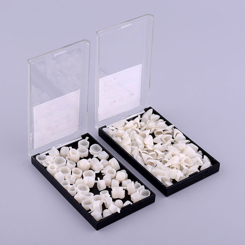 [Australia - AusPower] - 100pcs Dental Temporary Crown Veneers Material Anterior Front Back Molar Teeth 