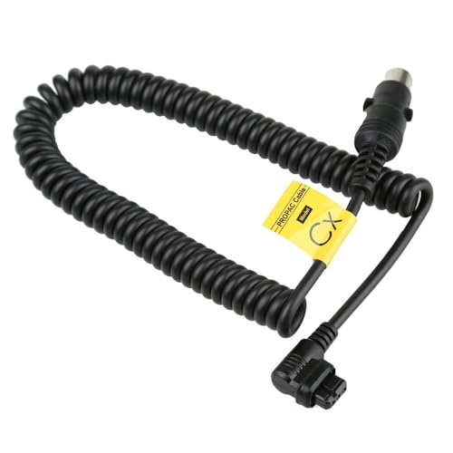 FOMITO Godox PB CX PB960 PB820 Lithium Battery Pack Power Cable for GODOX V1Pro V100 AD200IIPro TT685 TT685II Series, Yongnuo YN56 YN68 Series, Canon 600EX, 580EX II, 580EX, 430EZ Flash Speedlite PB-CX