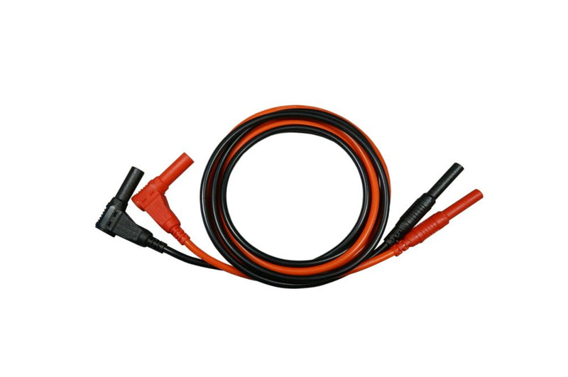 [Australia - AusPower] - Test Lead Extension SILICONE Male-90-Deg to Female Banana Plug (1 pair) (2 meter) 2 meter 