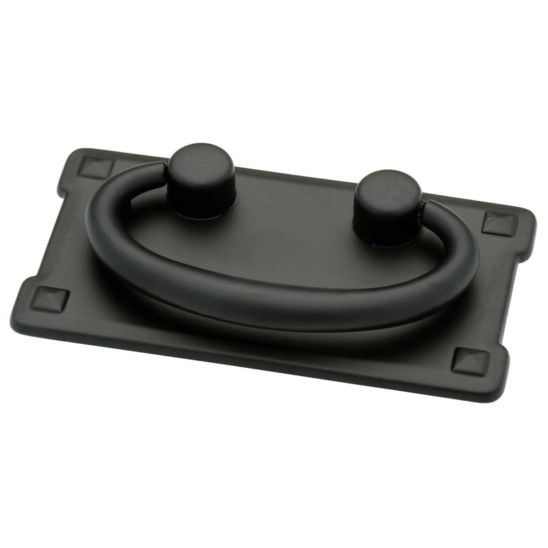 Franklin Brass (5-Pack) – Matte Black Cabinet Handles, 3 Inch Hole Center, Vintage Pulls for Drawers, Kitchen Cabinet Door, Dressers | Mission 3 Inch Center-to-Center, 5-Pack