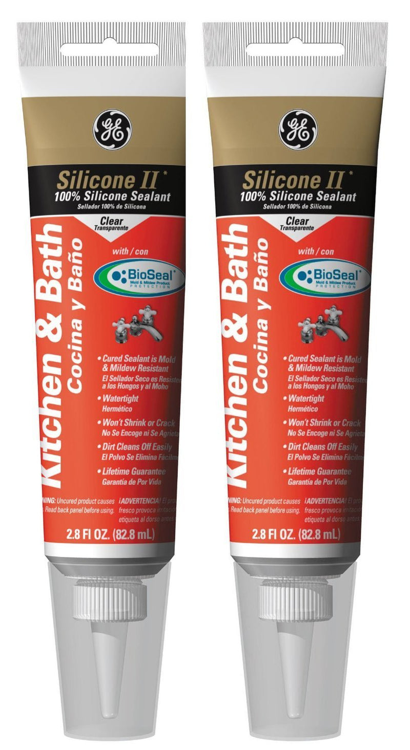 [Australia - AusPower] - Performance Materials GE Silicone GE284 Clear Kitchen & Bath S Caulk 
