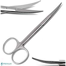 [Australia - AusPower] - Dental Iris Scissors Curved 4.5" Surgical Veterinary First Aid Stainless Steel Instruments 