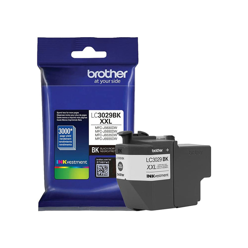 Brother Genuine Super High Yield Black Ink Cartridge, LC3029BK, Replacement Black Ink for Compatible Brother Printers, Page Yield Up to 3000 Pages, Supports Amazon Dash Replenishment Pack of 1