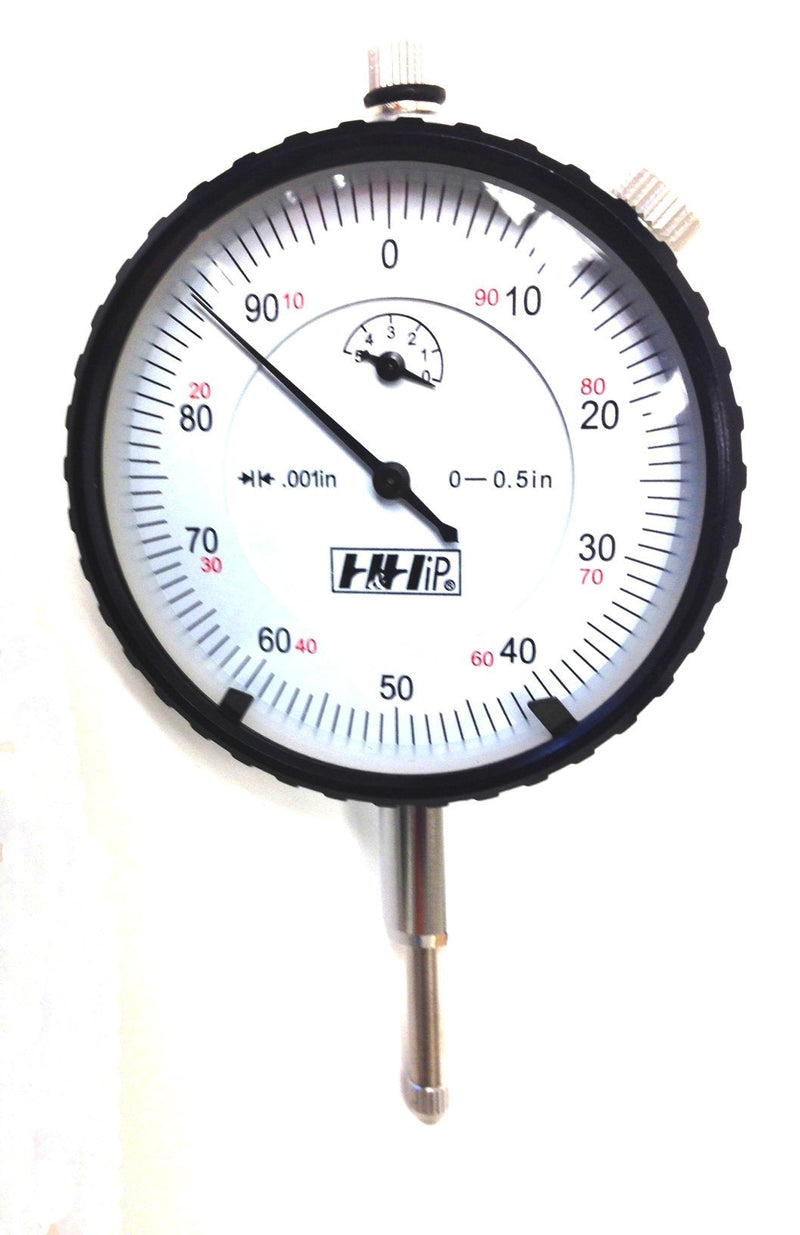 [Australia - AusPower] - HHIP 4400-0004 Pro Series AGD Group 2" Dial Indicator, .001" Graduation, 0-100 Reading, 0-0.50" Range 0-0.50" Range, .001" Graduation 