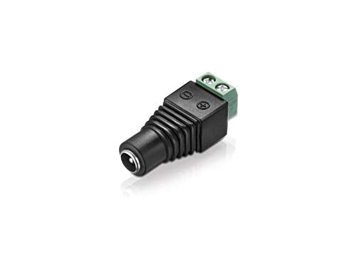 adaptare Adapter DC Barrel Jack Socket Power Terminal Block (Pack of 1, 5.5 x 2.1 mm, 93522
