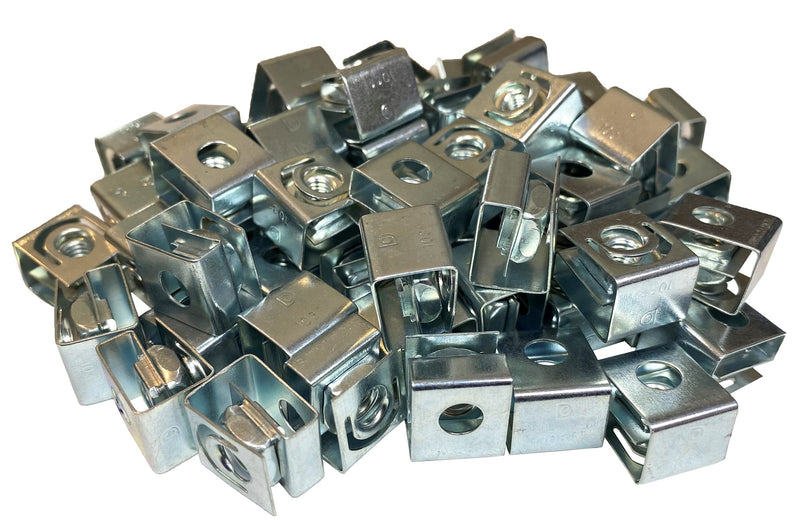 [Australia - AusPower] - RackGold® 10-32 Slide-on Cage Nuts 50 Pack - USA Made 