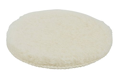 wolfcraft 3166000 Easy fix Lambswool Bonnet Ø 150 mm, White Ø150mm