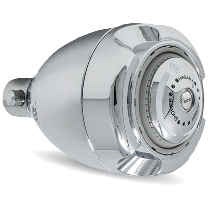 Niagara Conservation Earth Spa with Soap and Soak High Efficiency 1.5 GPM Showerhead in Chrome, N2915C-V Chrome - with Soap & Soak Valve