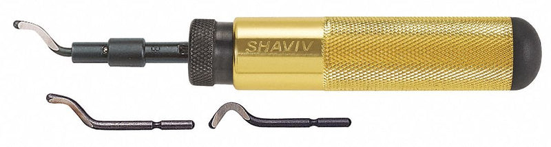 [Australia - AusPower] - SHAVIV Deburring Tool Set, Aluminum, Hi Speed STL 