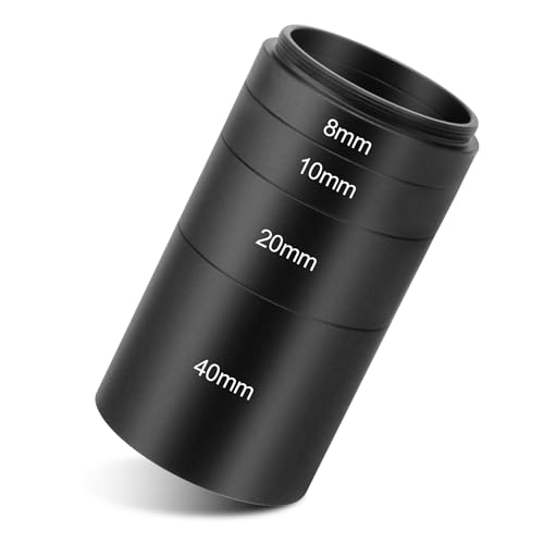 Astromania M42 Extension Tube Kit for Telescope with T Thread 8 10 20 40mm 8mm 10mm 20mm 40mm