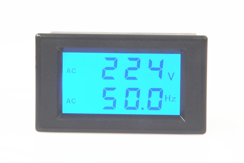 Digital AC Voltmeter AC 80-300V Frequency Counter 45.0-65.0Hz LCD Display Voltage Frequency 2 in 1 Meter Tester