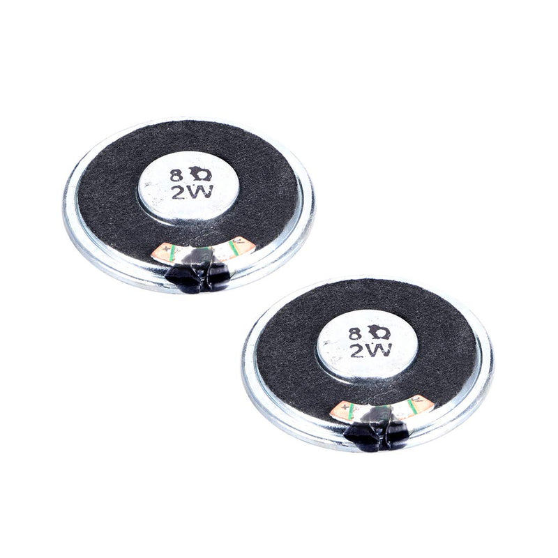 [Australia - AusPower] - uxcell 2W 8 Ohm DIY Speaker 40mm Round Shape Replacement Loudspeaker 2pcs 