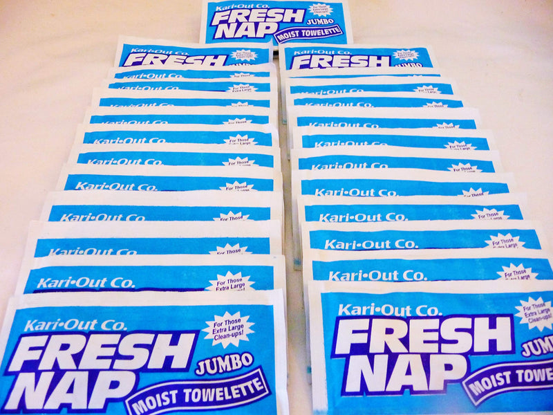 [Australia - AusPower] - Moist Wet Wipe Wet Nap Towelette/Xtra Large 8 X 10 / Lemon Scent / 50 Count Pack 