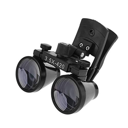 [Australia - AusPower] - 3.5X420mm Binocular Plastic Clip Loupes DY-110 Lab Head Magnifier w/Clip-on 