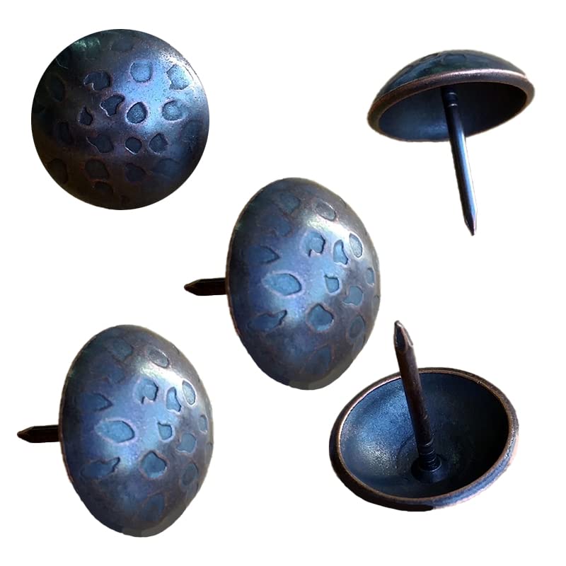 Clavos, 1" Round, Aged-pitted Look, Oil Rubbed Bronze Finish (25) 1 Inch (Pack of 25)