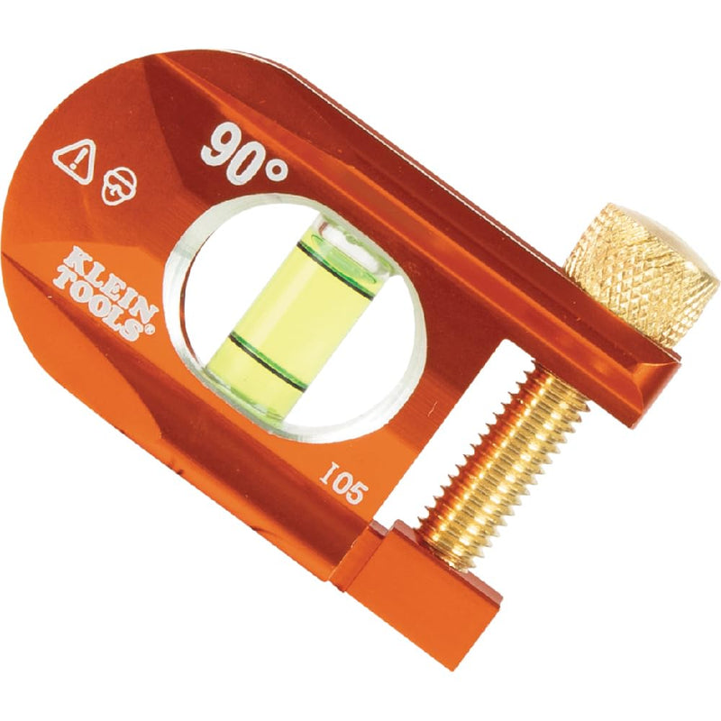 [Australia - AusPower] - Klein Tools 935AB1V No-Dog Level, 2.5-Inch Conduit Bending Level, 1 Vial, ACCU-BEND Level Eliminates Dog-Legs in Offsets and Saddle Bends 