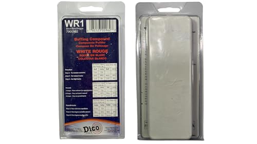 Dico WR1 White Rouge finishing compound, white brick bar package