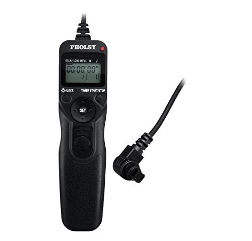 PHOLSY C8 Timer Remote Control Cable Intervalometer Compatible with Canon C8 für Canon