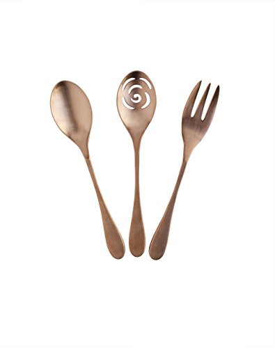 Knork 3-Piece Serving Set Copper Titanium Coated