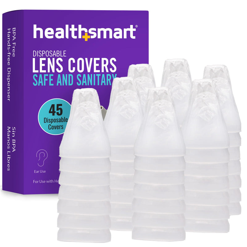 [Australia - AusPower] - HealthSmart Disposable Lens Covers, Filters for the Standard Digital Ear Thermometer (18-220-000), 45 per Box Pack of 1, 45 Count 