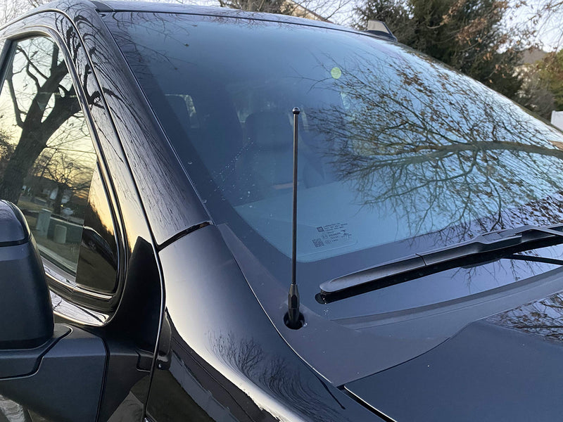 [Australia - AusPower] - 7 Inch Antenna Mast Metal Black for GM Cars and Trucks 