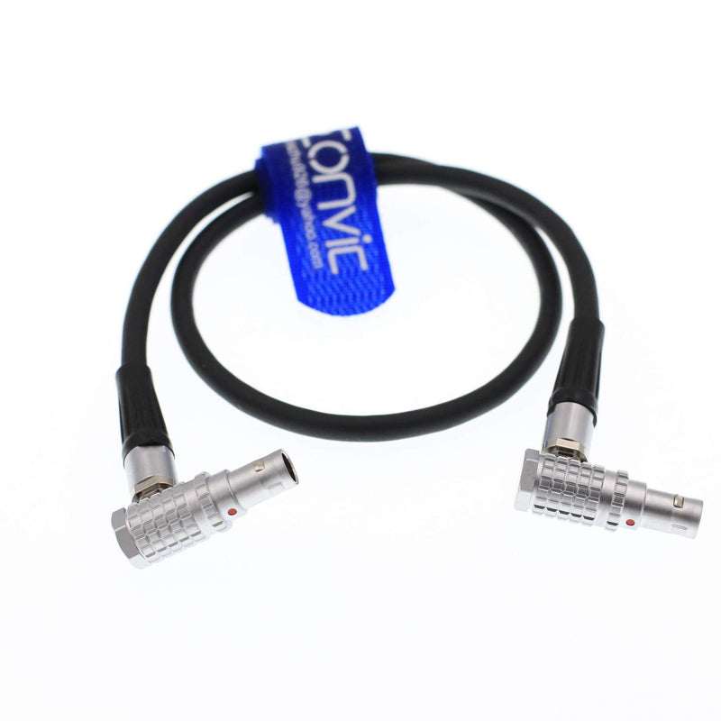 [Australia - AusPower] - Eonvic Teradek Bond/ARRI Alexa Camera Power Adapter Cable Right Angle 2 Pin (1, Straight Cable) 