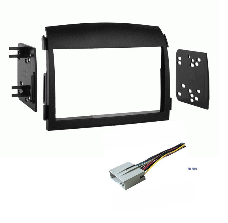 [Australia - AusPower] - Car Stereo Dash Kit and Wire Harness for Installing a Double Din Aftermarket Radio for 2006 2007 2008 Hyundai Sonata 